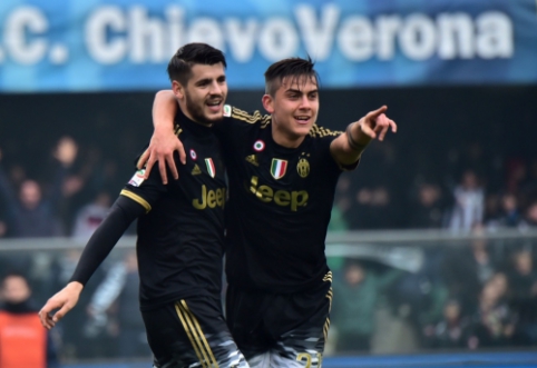 Led by recovered A. Morata, "Juventus" achieved twelfth consecutive victory (VIDEO)