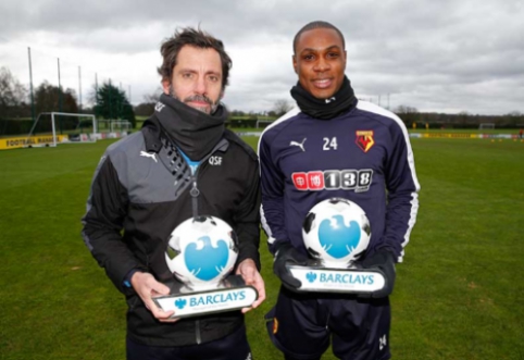 The best player of December became O. Ighalo, coach - Q. Flores