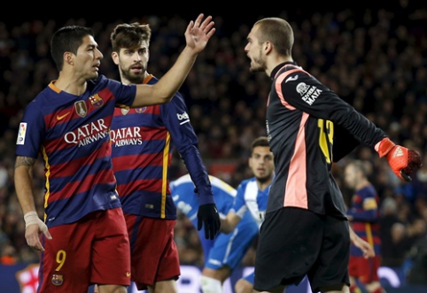 During the King's Cup match - L. Suarez's threats and insults to his mother's name.