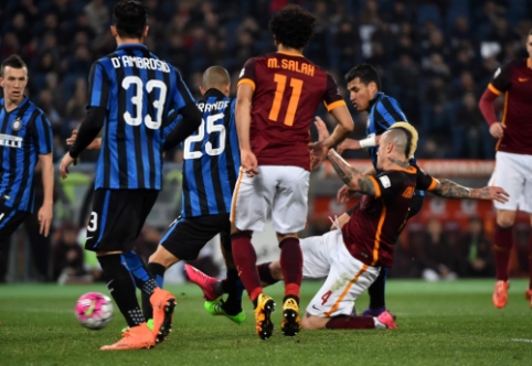 R. Nainggolan "Roma" snatched a point against "Inter" (VIDEO)