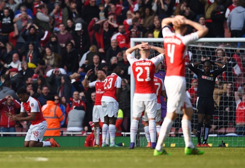 "Arsenal" - eliminated from the FA Cup, "Man Utd" grabbed the second leg match (VIDEO)