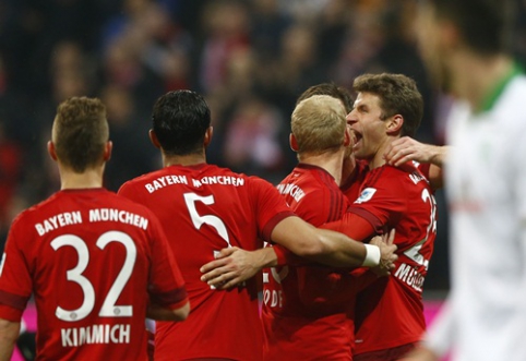 "Bayern" in Germany left no hope for "Werder" eleven (VIDEO)