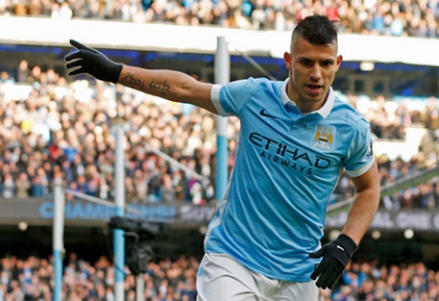 In the game "Man City", S.Aguero fans will still be able to enjoy for two more years.