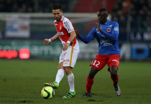 "Monaco" and "Caen" match - amazing goals and intense draw (VIDEO)