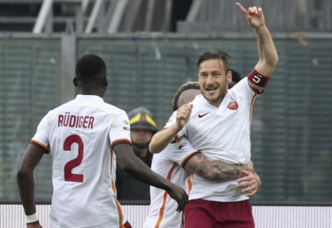 "Roma" equalized by F. Totti, "Juve" won, and C. Brocchi's debut with "Milan" was successful (VIDEO)