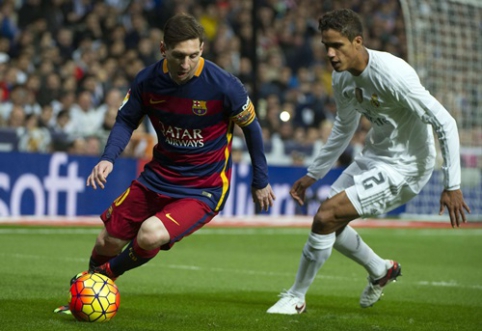 R. Varane will miss "El Clasico" due to injury.