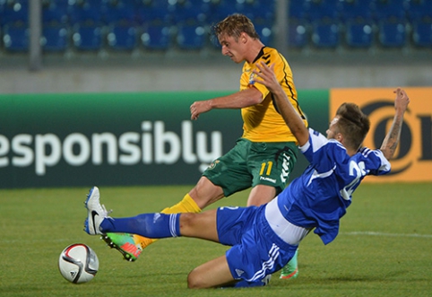 Lithuanian players scored two goals and defeated Estonians (VIDEO)