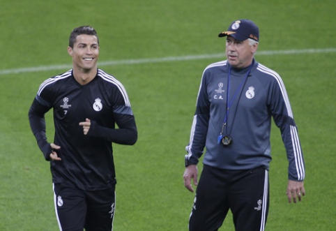 C. Ancelotti: C. Ronaldo choosing ice baths, while I. Shayk was waiting for him