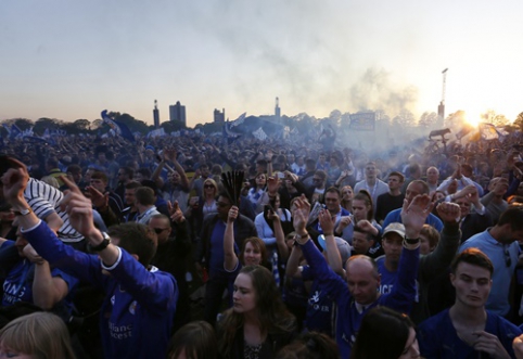 More than 100 thousand "Leicester" fans celebrated a miraculous season in the streets (PHOTOS)