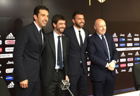 "Juventus" extends contracts with G. Buffon and A. Barzagli until 2018