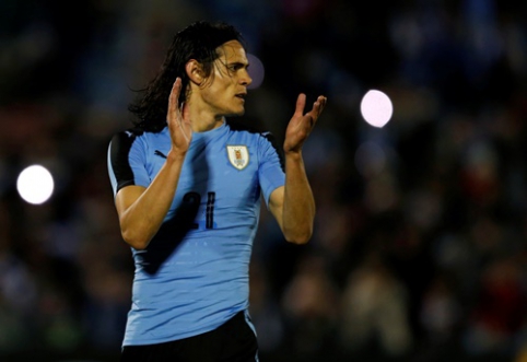 E. Cavani finished his career in the Uruguayan national team