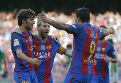 "Barcos" debut in Spain: L. Suarez's hat-trick and a crushing victory (VIDEO)