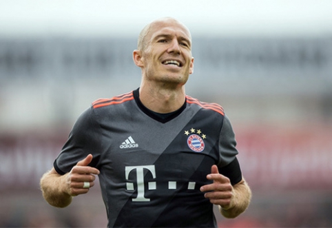 A. Robben returned to Bayern training