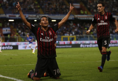 After the change, C. Bacca led "Milan" to victory in Genoa (VIDEO)