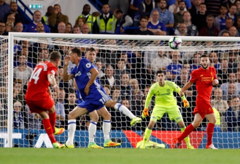 In the first half, "Liverpool" with the advantage crushed "Chelsea" (VIDEO)