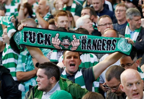 During the Glasgow derby - "Celtic" fans brawl (PHOTO)