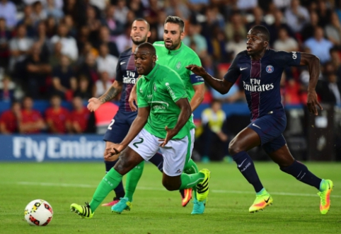 "Saint Etienne" upset PSG with a draw (VIDEO)