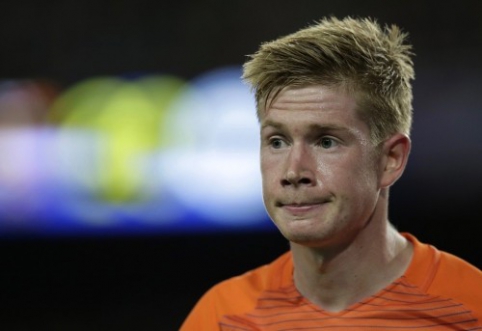 K. De Bruyne will miss the Manchester derby