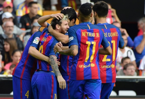 L. Messi led "Barça" to a dramatic victory in Valencia (VIDEO)