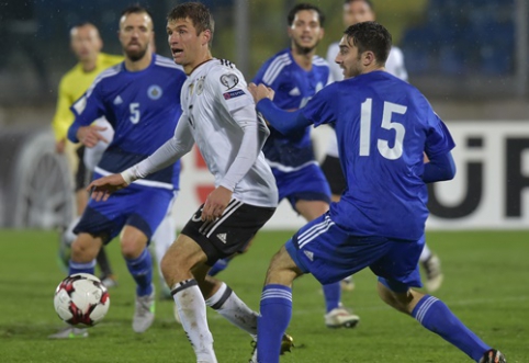 T. Muller offended San Marino gave a draw to a German and this country's football