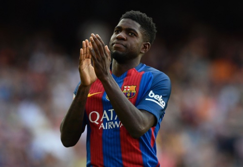 "Barcelona" defender S. Umtiti dropped out of the lineup