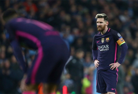 It became clear what Lionel Messi called "s**tty" after the match in Manchester