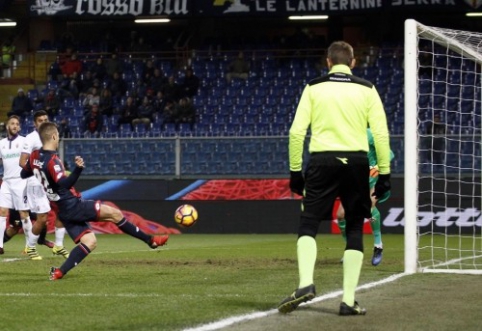 "Genoa" victory against "Fiorentina" in postponed "Serie A" match.