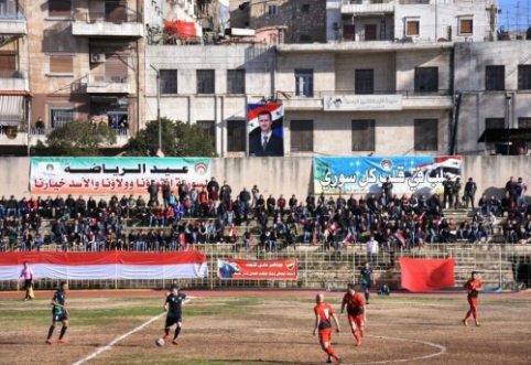 Hope returns: an official football match took place in war-torn Aleppo