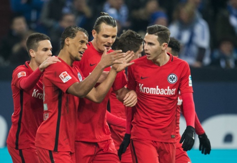 "Schalke" fell at home against "Eintracht" team (VIDEO)