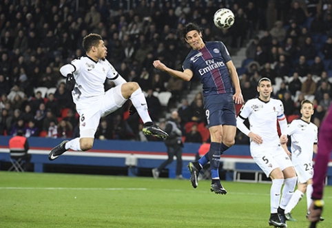 E. Cavani secured victory for the PSG team.