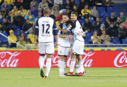 "Deportivo" snatches a draw away against "Las Palmas" (VIDEO)