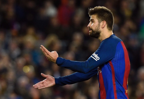 G. Pique leaving the field poured on "La Liga" president (VIDEO)