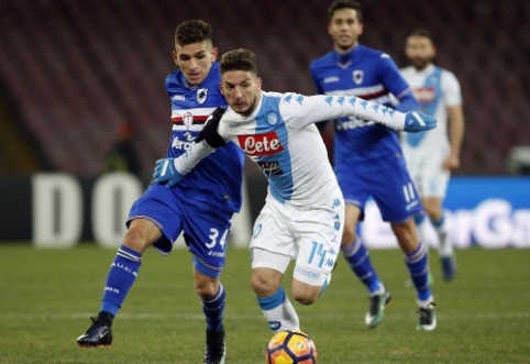 "At the end of the match, Napoli snatched victory against Sampdoria" (VIDEO)