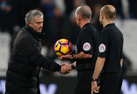 J. Mourinho did not talk about referee's work after the victorious match against "West Ham"