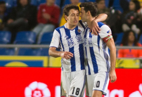 X. Prieto's goal led "Real Sociedad" to victory in Gran Canaria (VIDEO)