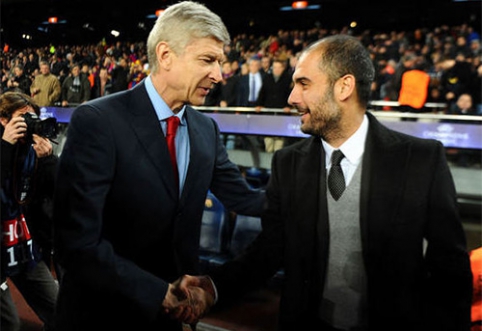 J. Guardiola was upset with criticism of A. Wenger