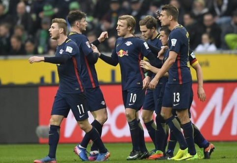 "Leipzig" overcame "Gladbach", "Schalke" played a draw with "Koln" (VIDEO)