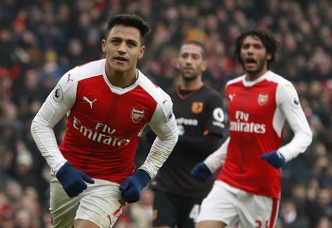 A. Sanchez's double ends "Arsenal" losing streak, "Man Utd" defeat "Watford" (VIDEO)