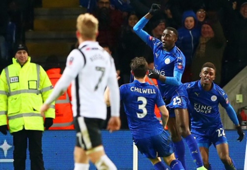 "Leicester" stepped into the next round of the FA Cup after extra time (VIDEO)