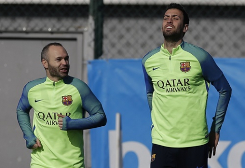 A. Iniesta and S. Busquets return to the "Barcelona" lineup