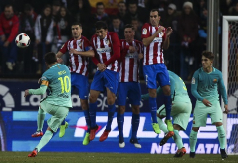 In the first King's Cup semi-final match - Barcelona's victory over Atletico (VIDEO)