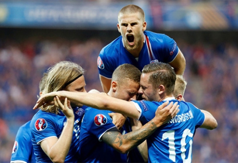 Historical victories against the English fruits are being written in Iceland