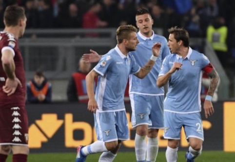 "Lazio" stopped A. Belotti and at the end of the match defeated "Torino" (VIDEO)