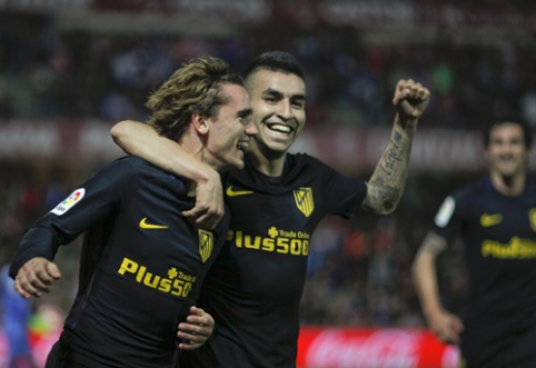 "Atletico" broke "Granada" only at the end of the match, "Sevilla" lost points once again (VIDEO)