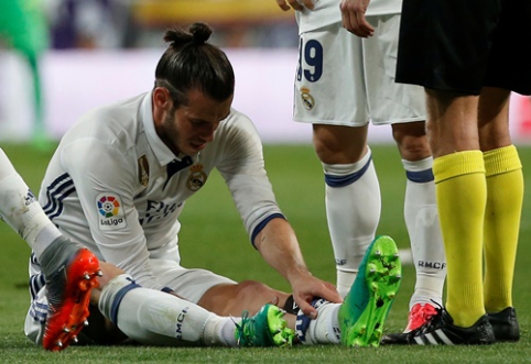 "Gareth Bale, who has suffered a trauma, will miss the Champions League semi-final"