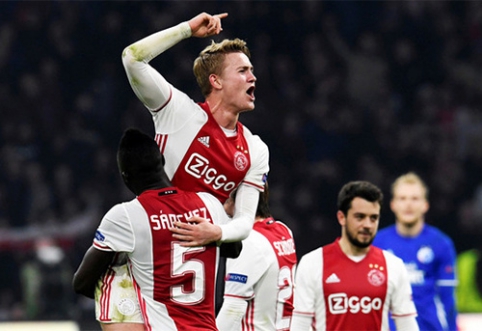 The young "Ajax" defender did not hold back in order to block the opponent's shot (VIDEO)