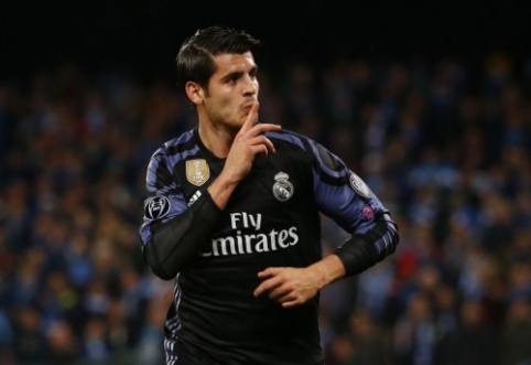 A. Morata mentioned a possible move to "Chelsea"