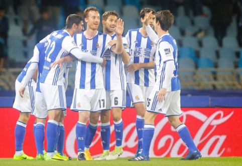 "Real Sociedad" ended a series of four consecutive failures in Spain.