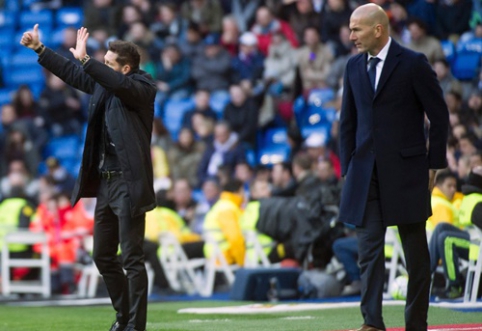 Madrid Derby: Z. Zidane sees equal chances for both teams, D. Simeone considers "Real" as favorites