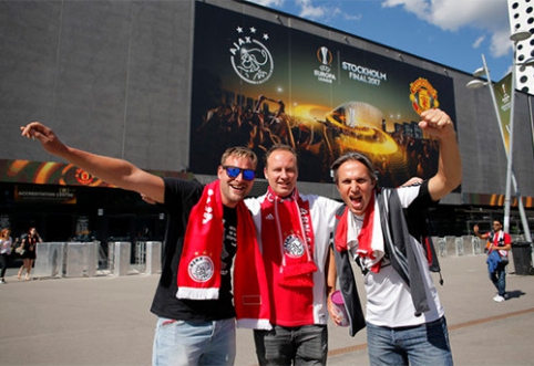 Before the Europa League final, Swedes beat "Ajax" fans